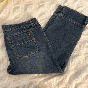 Cropped jeans by simply Vera wang in size 14 petite
